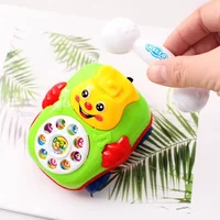 Cute Cartoon Smile Face Toy Phone Car Funny Parent-child Interactive Game Gift for Kids Develop Intelligence Education Random 2