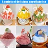 Mini Snow Ice Maker, 60KG/24h Snowflake Ice Shaver, 220V/110V, Efficient Cooling, Compact Design, Easy Maintenance for Bingsu 3