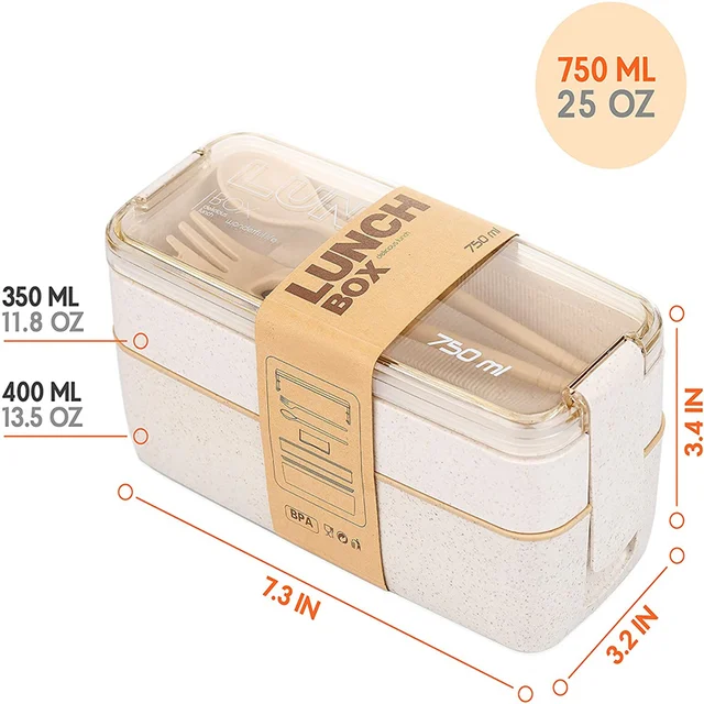 Fiambrera Bento a prueba de fugas para niños, caja de almuerzo para niños, palillos, lavavajillas, microondas, contenedor de alimentos seguro - Image 6