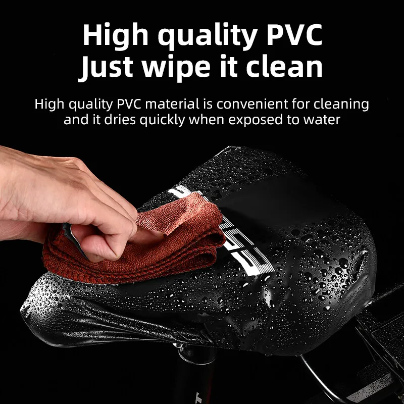 Waterprooof Bike Saddle Cover Elastic MTB Seat Cover Ultralight Portable Road Bicycle Saddle