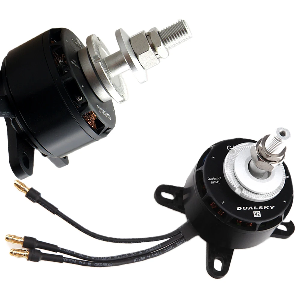 

Dualsky GA800 V2 550KV 850KV Benzine Vliegtuig High Power Borstelloze Motor Voor Fixed-Wing Vliegtuigen Model 30E-40E