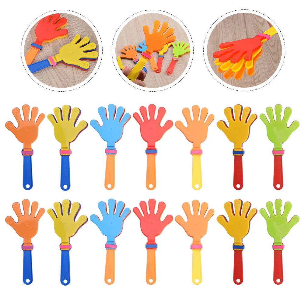 

Palm Clap Plastic Hand Clapper Sound Making Toy Cheering Prop Noisemaker Party Favor Hands Clapping Accessories Childrens Toys