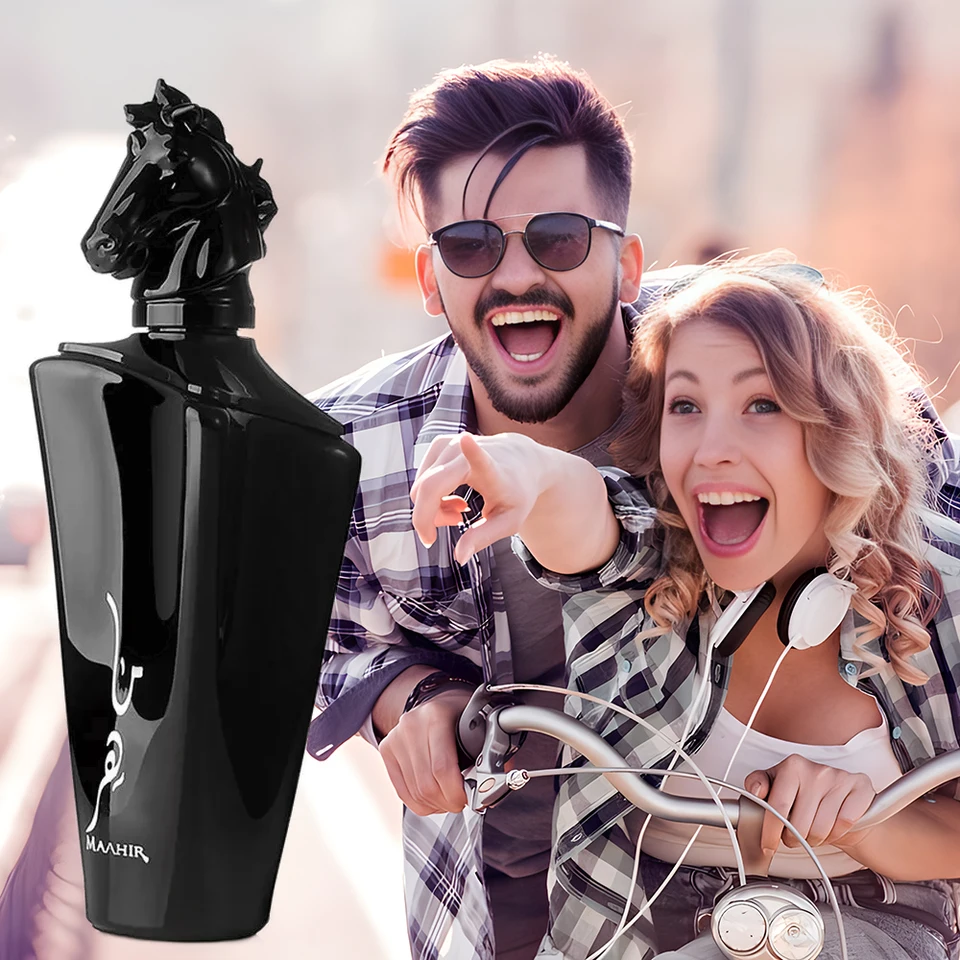 濃縮香水 100ml 馬のデザイン 女性のためのドバイスタイルの馬の頭の香水,耐久性のある香り,新鮮な