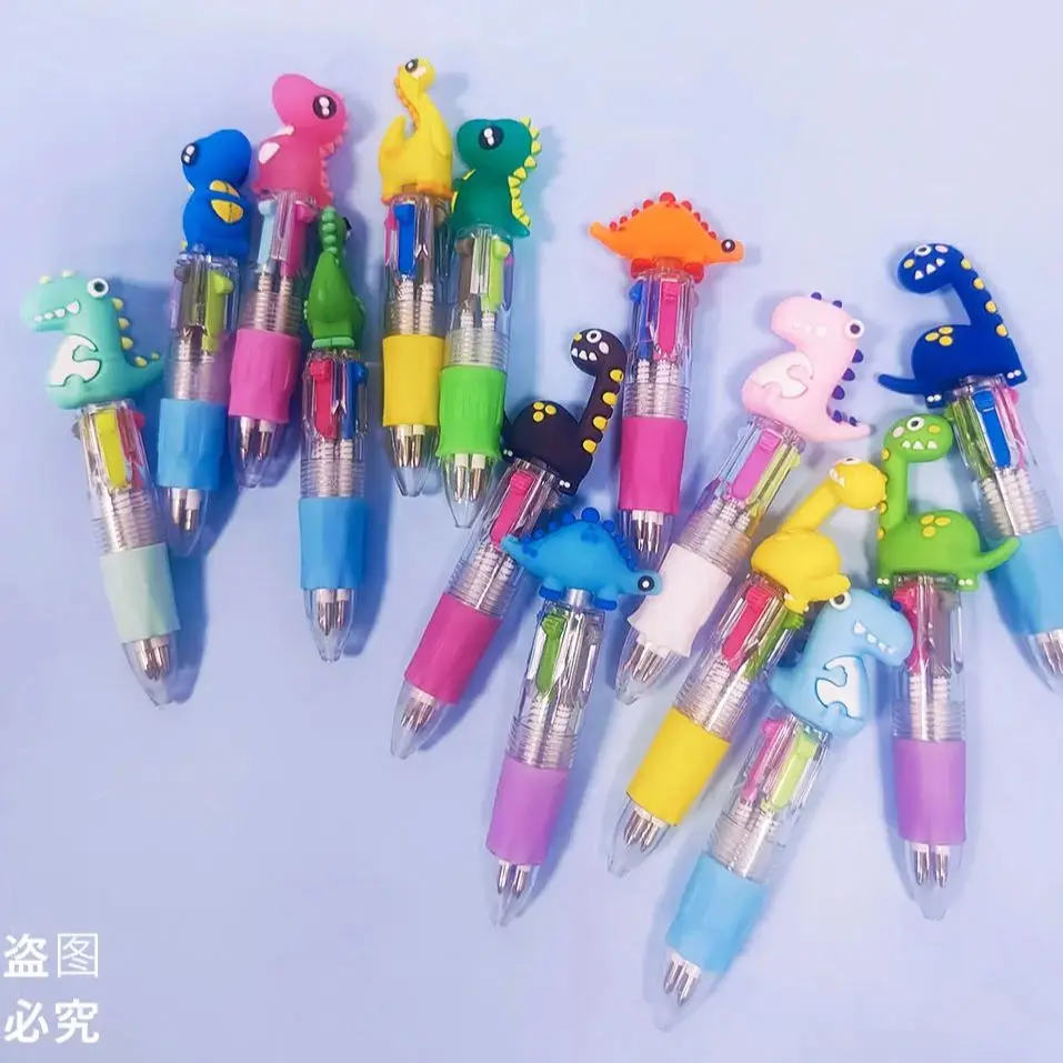 20 Pack Dinosaur Gel Ink Pens | Cartoon Animal Pens For School & Party Favors