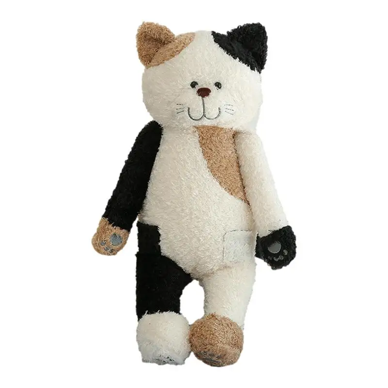 

Мягкая кошка, плюшевая детская игрушка в форме кошки, мягкие игрушки, приятная на ощупь кошка, плюшевая игрушка для украшения компьютерного стола, гостиной