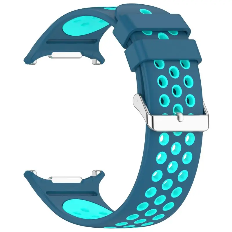 Dual-Tone Silicone Sports Strap Bracelet