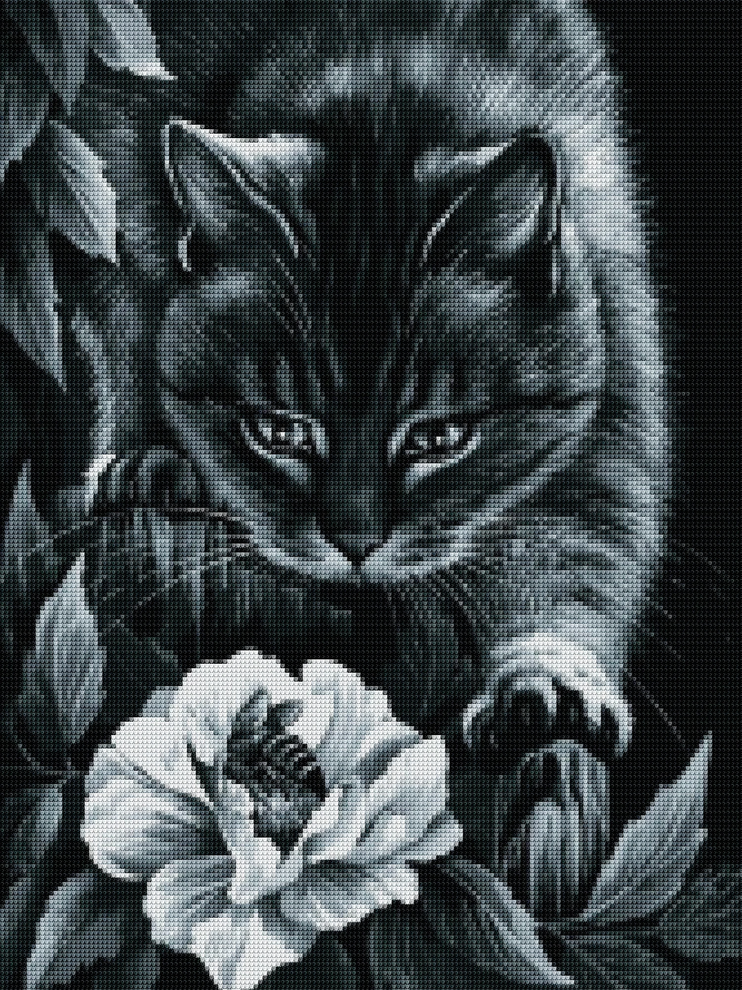 Diamond Mosaic Painting Animal 5D Rhinestone Embroidery Witch Black Cat Diamond Cross Stitch Kits Gothic Style Home Decors