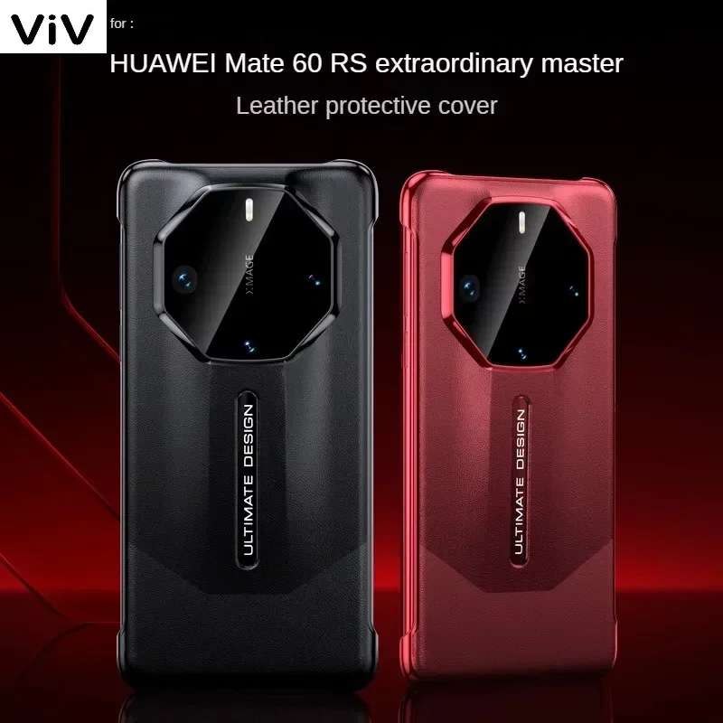 

Чехол-книжка из воловьей кожи с верхним слоем для Huawei Mate 60 RS Porsche, роскошный кожаный чехол для Huawei Mate 60 RS