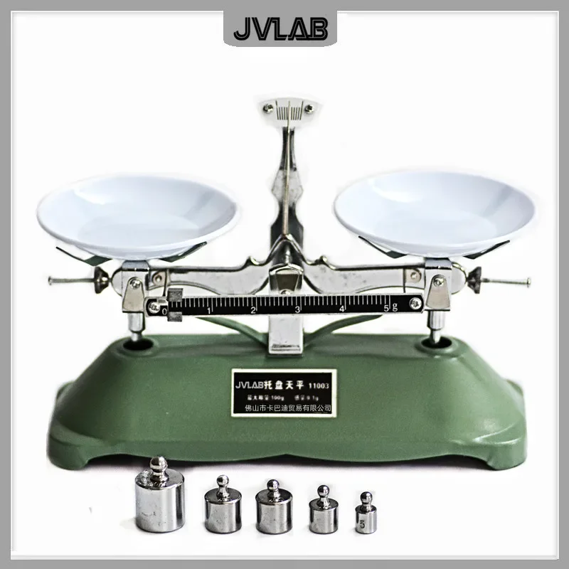 Table Balance Counterbalance Students Teaching Lab Mechanical Scale Top-pan Balance With Weights Max. 100g/200g/500g/1000g 1/PK