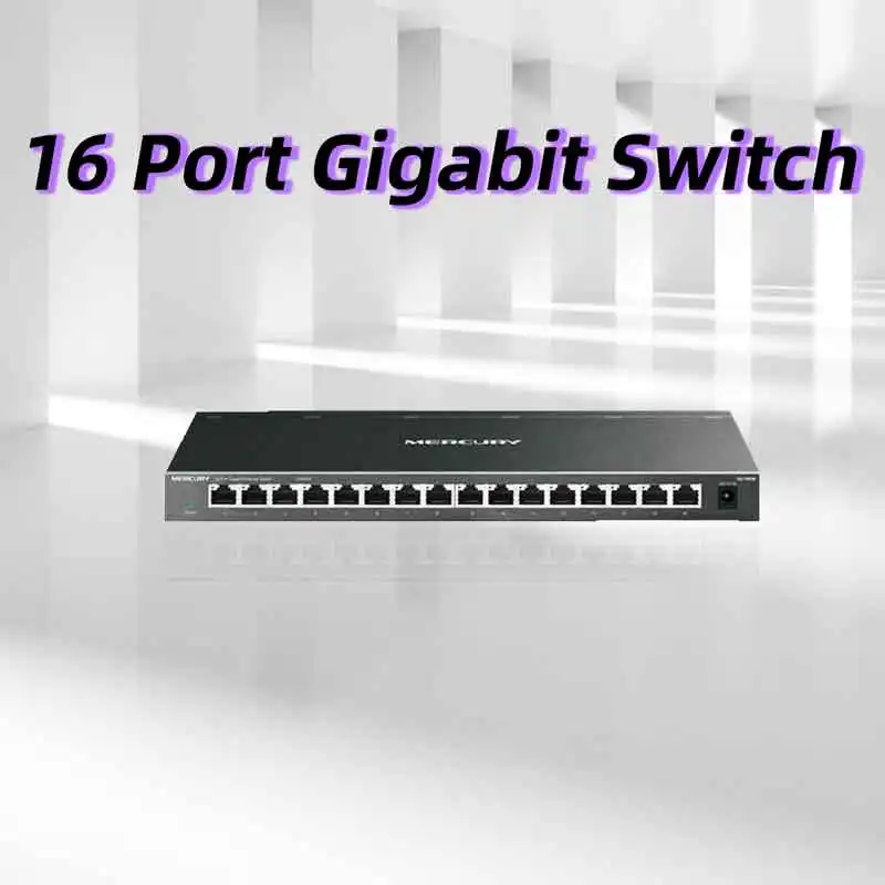 Plug And Play Gigabit Ethernet Switch 16 Port 1g 16×1000 Mbps Splitter Rede Vlan Isolamento Desktop Plug And Play Hot