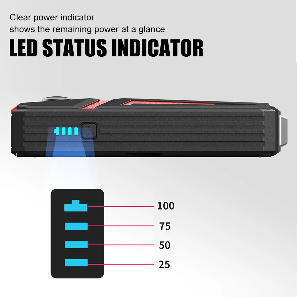 everstart jump starter 30000mAh Car Jump Starter Power Bank 1000A Portable Car Battery Charger Auto Emergency Booster Starting Device Jump Start car battery jump starter