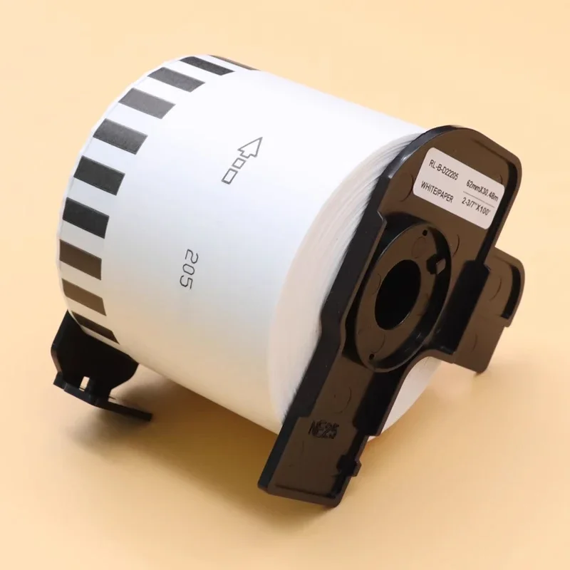 5X 62MM PRINTER LABELS COMPATIBLE WITH BROTHER QL-560 QL-570 DK22205 DK-22205 | UK