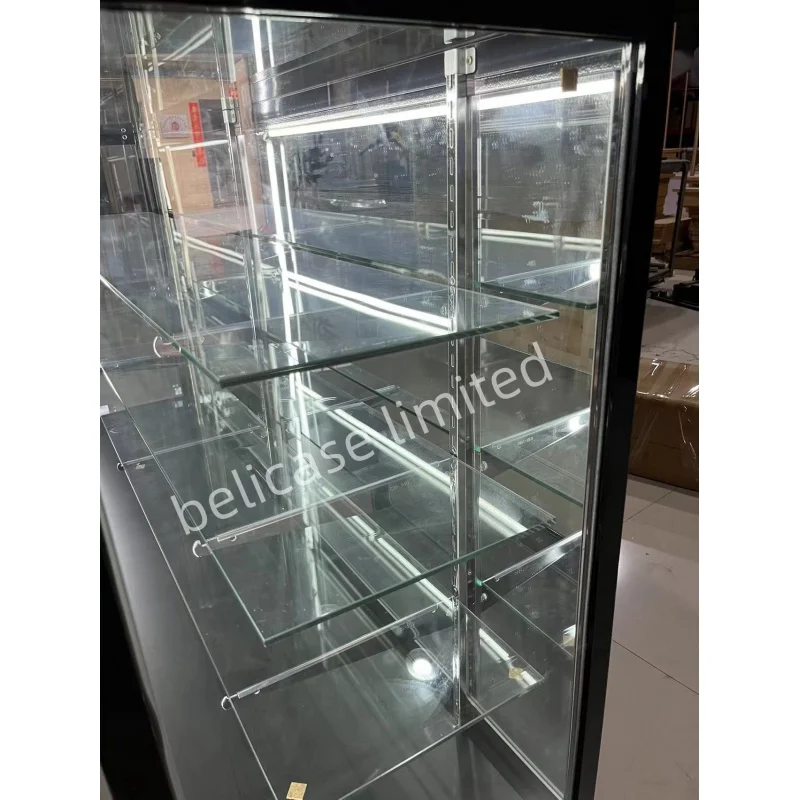Custom. new 현대 제품 쇼케이스 유리 디스플레이 랙 LED 조명, 메이크업 기념품 쇼케이스에 배치