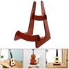 Wood Ukulele Violin Guitar Display Stand Detachable Portable Musical Instrument Floor Stand for Guitar Gifts for Musical Players 6