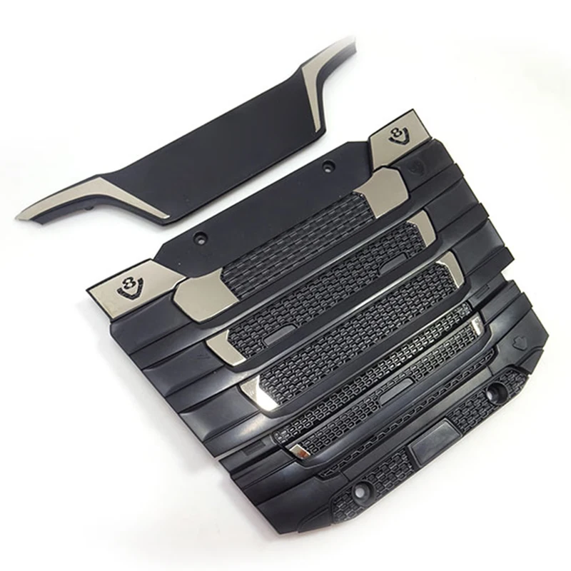 Metal Air Intake Sticker for 1/14 Tamiya RC Truck Trailer Tipper Scania