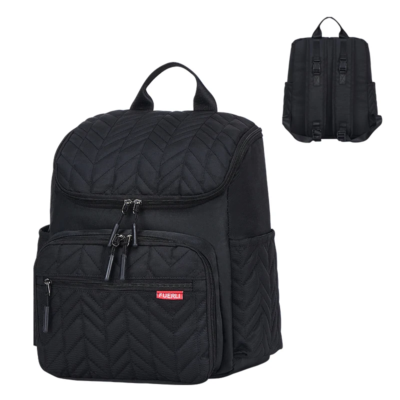 Diapers Bag Backpack Mummy Maternity Bag Black Large Capacity Baby Nappy Mom Backpacks Waterproof Travel Nursing Baby Bags