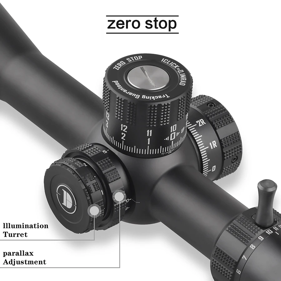 Discovery ED GENII 4-20X52SFIR Tactical Sight First Focal Plane Riflescope Illumination Reticle Zero Stop Function Optical Sight