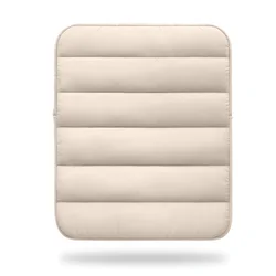 11 - Inch Puffy Quilted Tablet Sleeve Case - Soft Protective Cover - 9.7 - 11 inch (Beige)
