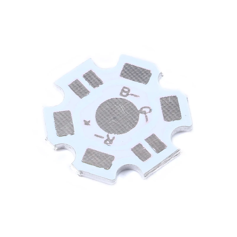 10PCS Aluminum Lamp RGB Base Plate PCB Board Heatsink Radiator Substrate 20mm Star DIY Cooler for High Power Watt LED 1W 3W 5W
