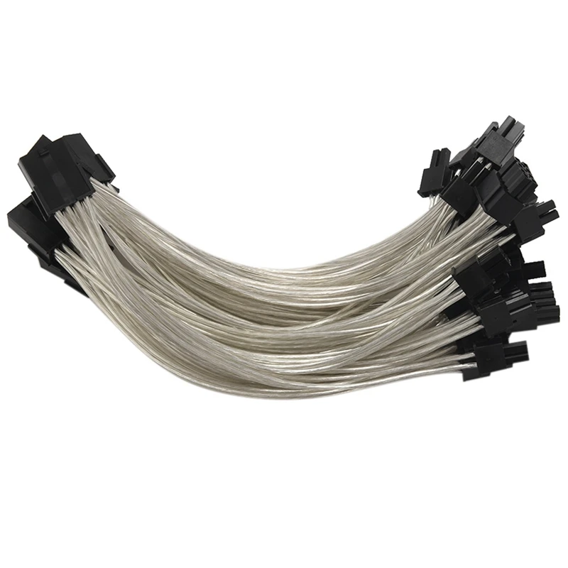 

8 Pin To 2 X 8 Pin (6+2) Pcie Adapter Power Splitter Cable Splitter Power Extension Cable PCI Express 9 Inches (6 Pack)