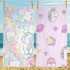 Cute Unicorn Towel Microfiber Beach Towel Absorbent Quick dry Soft Yoga Swimming Resort Mountain Climbing Towel 1