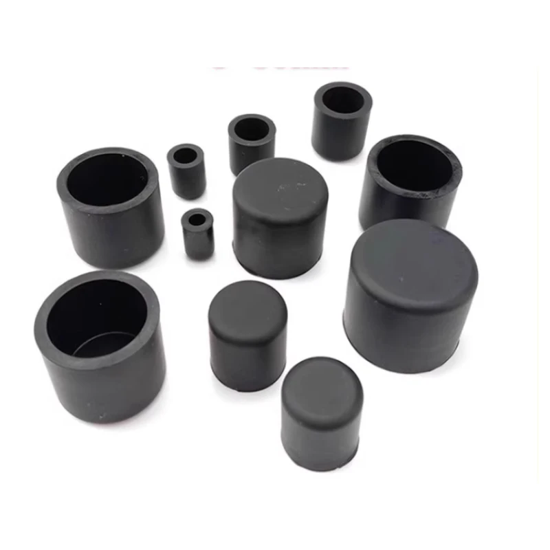 3mm-68.5mm Steel Pipe End Cover Caps Silicone Rubber Round Caps Table Chair Foot Pad Protective Cover Dust Seal pipe end cap rubber caps silicone rubber caps