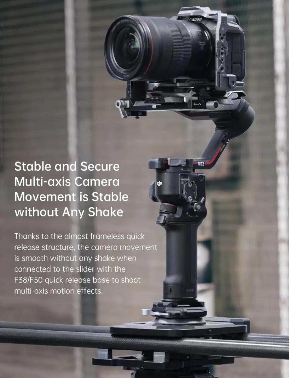 FALCAM F38&F50 Quick Release Plate for Ronin Stabilizer Handle Bottom 3370