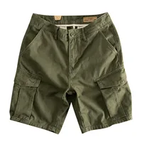Shorts For Men Trendy Cargo Casual Quarter Pants Permeable Pocket Shorts Ropa De Hombre Trousers Pants For Men Plus Size 2