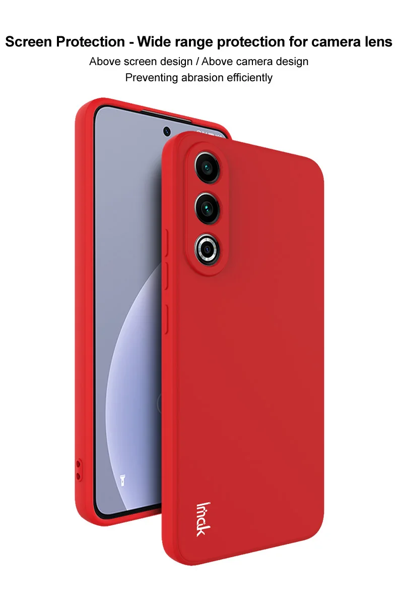IMAK Для MEIZU 20 5G мягкий чехол для телефона из ТПУ с ощущением кожи  задняя крышка с прямой рамкой для Meizu 20 Pro 5G | AliExpress