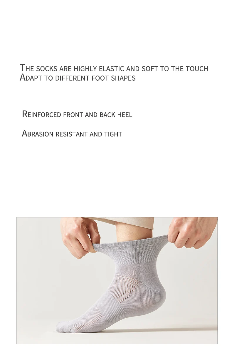 MiiOW 5 Pairs Cotton Socks Set Summer Antibacterial Breathable Mesh Short Sock Deodorant Casual Solid Color Long Sock Harajuku 27 S336b1bd909324890aa92a257fa78e21cL