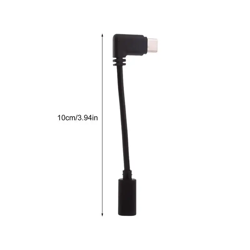 USBA To USBC Adapter Right Angle USB Male To USB C Female Cable Adapter 5Gbps Fast Stable Transmission HD Video Audio Data