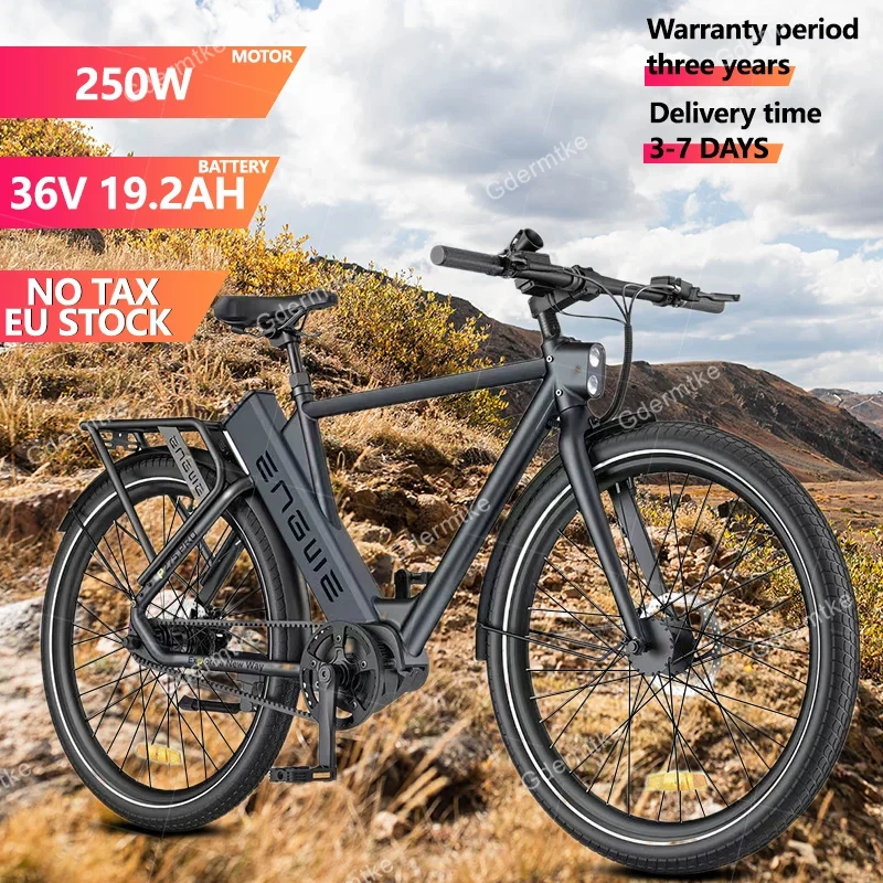 Ebike Engwe P275 Pro 250W 27.5 Pollici Pneumatico Riflettente Antiforatura Bicicletta Elettrica 36 V19.2Ah Pas Mode Life 260Km Bici Elettrica