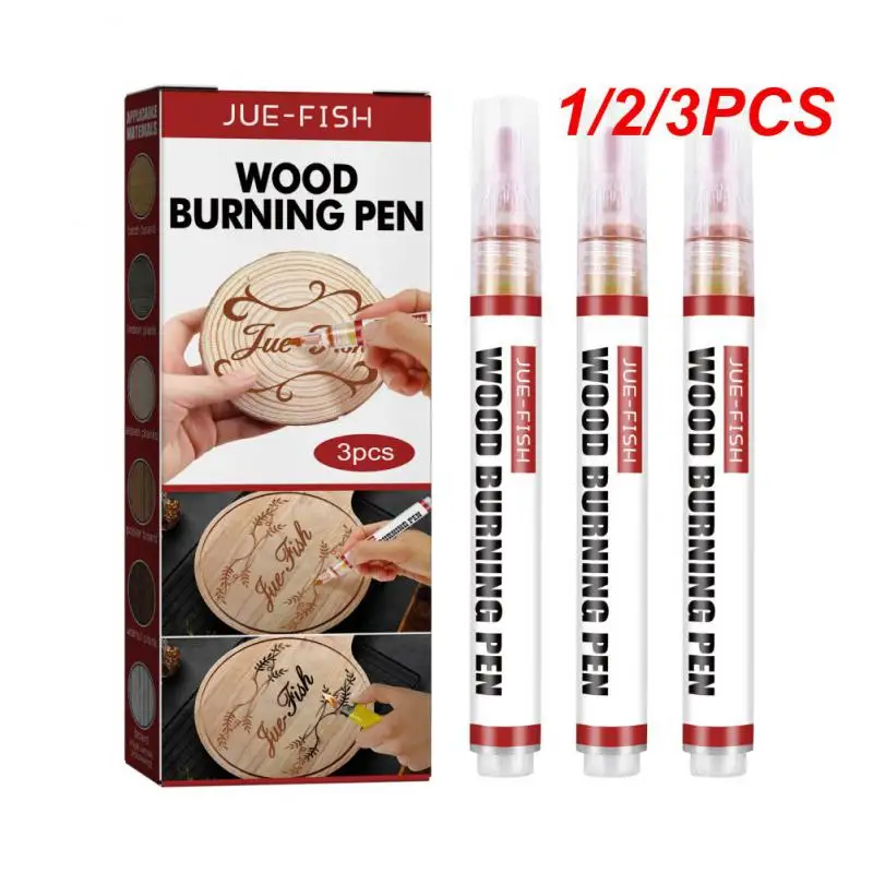 

1/2/3PCS Wood Burning Pen Set Double-ended Marker For Detailed Wood Burning And Etching Wood Painting For Artists And