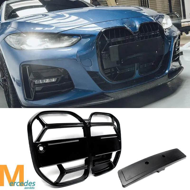 

Для 2021-2023 BMW 4 серии G22 G23 2Dr Черный ABS передняя решетка радиатора CSL Стиль