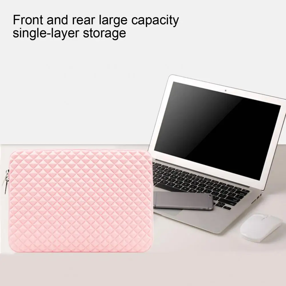 

Laptop Bag Zipper Closure Waterproof Portable 13 Inch Notebook Handbag Sleeve Case for MacBook