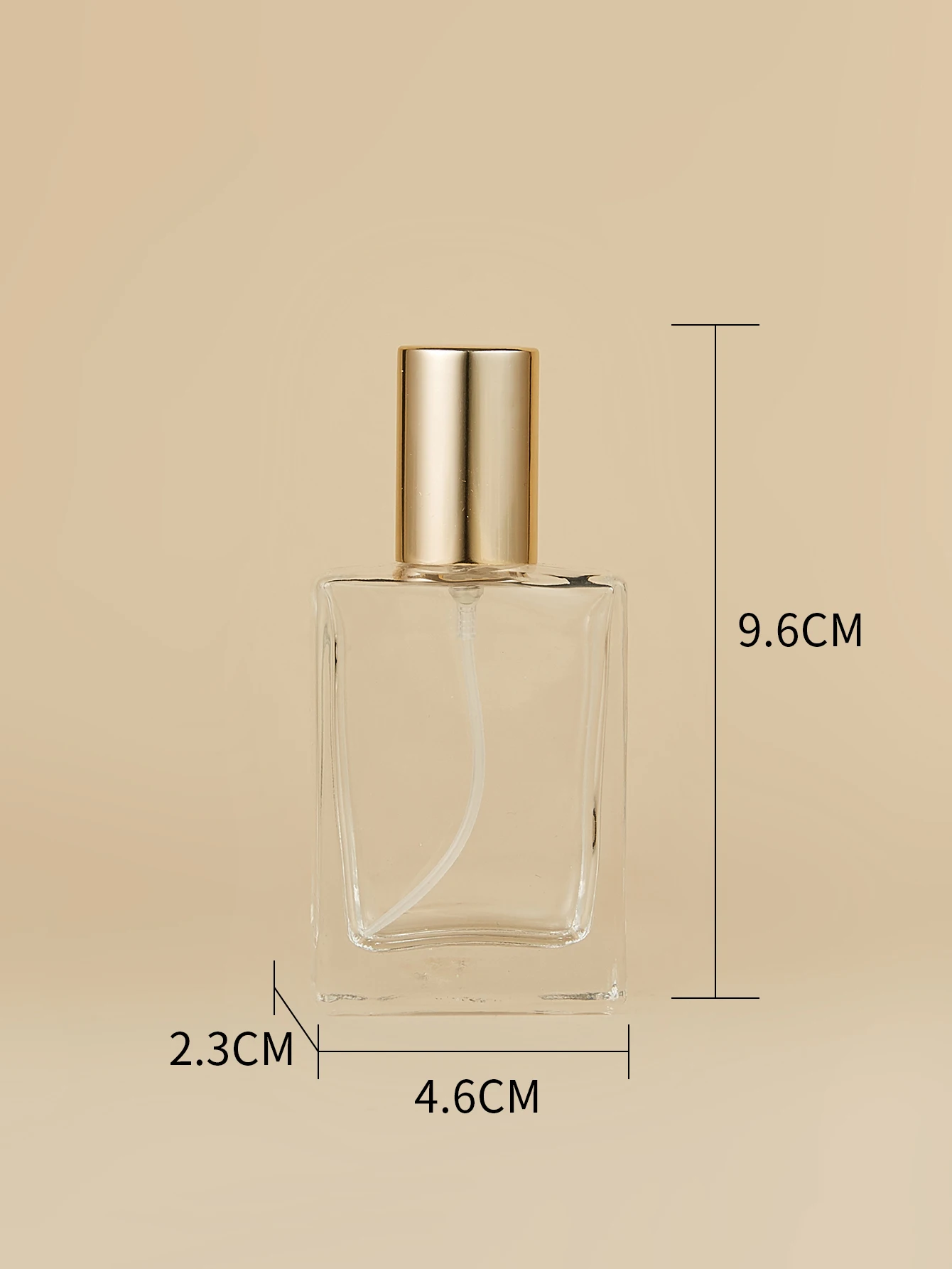 30ml Square Glass Spray Perfume Bottle – Refillable Cosmetic Dispenser with Screw Cap, ... - SKU PBBS2138 - UGI Packaging