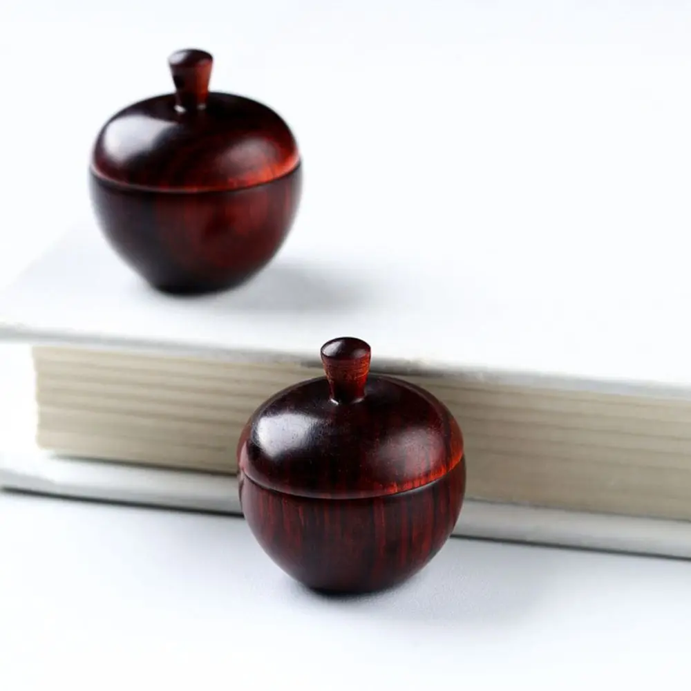 Medicine Boxes Portable Pill Box Empty Mini Pill Organizer Case Wooden Sealed Pendant Keychain Household