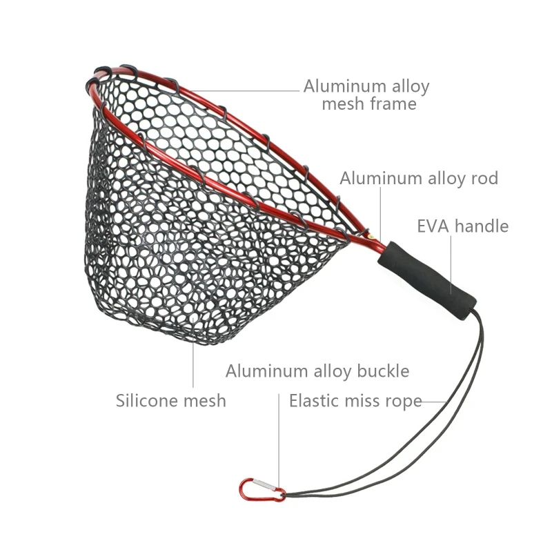 Mini Fishing Net, Wear-Resistant, Fish Landing Net, Safe, EVA