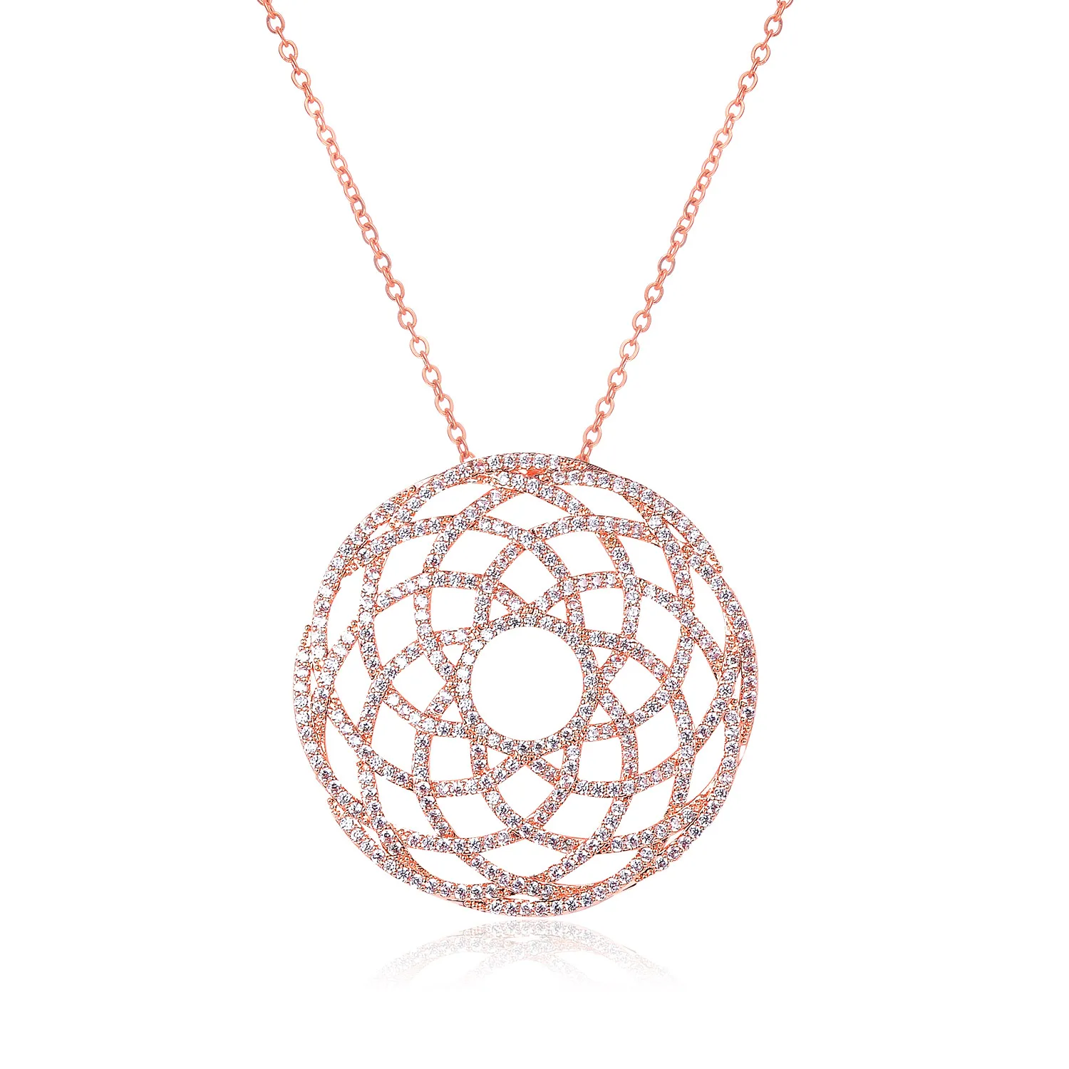 Design Large Pendant Round Female Elegant Banquet Temperament Wife Gift Atmosphere High-End