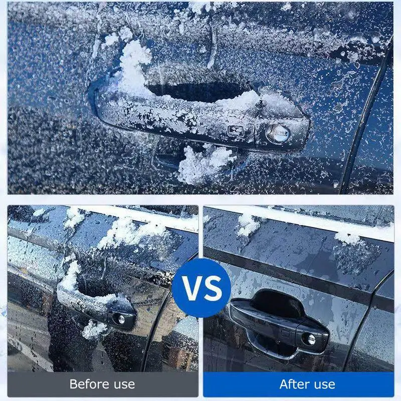 Car Window Defroster Spray Winter Windshield Defroster Spray 500ml Multipurpose Car De Icer Auto Deicing Liquid For Glass