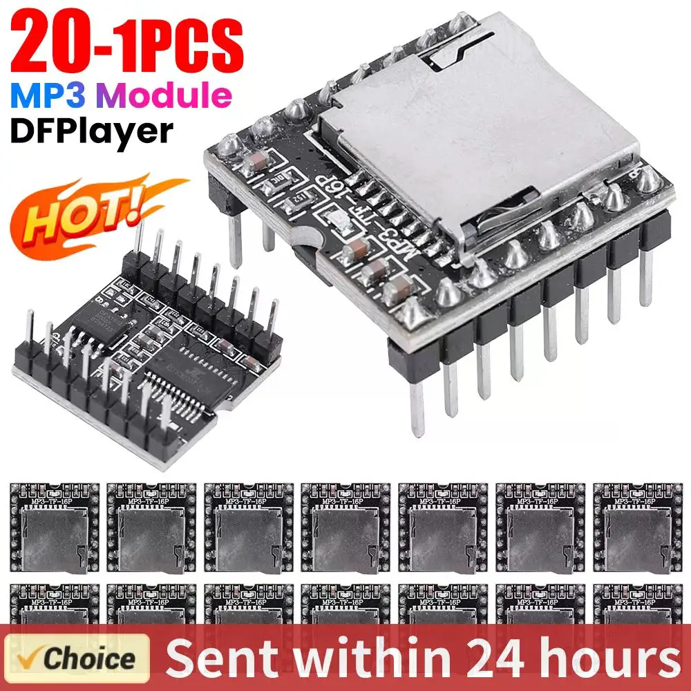 DFPlayer-Mini-reproductor-MP3-para-Arduino-m-dulo-de-Audio-y-voz ...