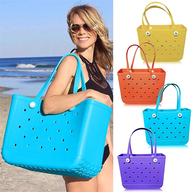 Binggemen Bolsa grande impermeable multiusos para piscina, picnic, playa,  compras, Bolsa grande impermeable multiusos para piscina, picnic, playa