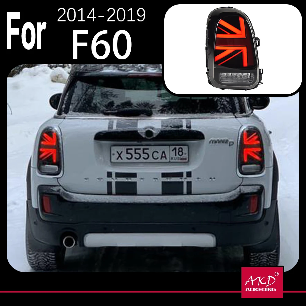 Akd Car Model For Mini Cooper Countryman Led Taillight 2014-2019 F60 Dynamic  Signal Tail Lamp Drl Brake Reverse Auto Accessories Car Headlight  Assembly AliExpress