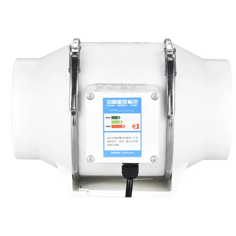 4.5 Inch 220V Ventilation Flow Fan Exhaust Fans Home Inline Pipe Duct Extractor Kitchen Toilet Air Clean Ventilator Diagonal