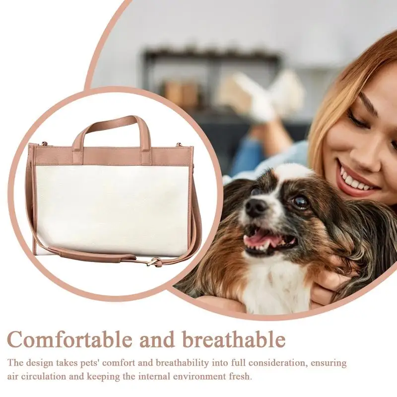 Borsa da trasporto per cani Borsa da trasporto per cani di grande capacità Borse da gatto multifunzionali per esterni Borsa da trasporto traspirante per cuccioli per coniglietto - immagine 2