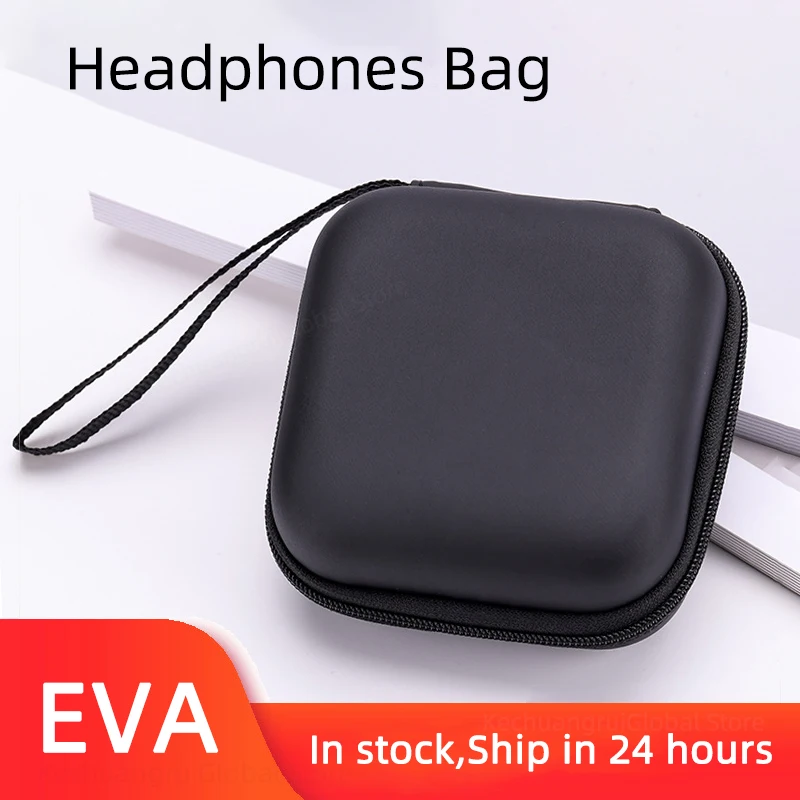 EVAheadphonesbagforLenovoWirelessBluetoothEarphonesCaseBlack