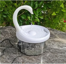 

2L Cat Water Fountain LED Blue Light USB Powered Automatic Water Dispenser Cat Feeder Drink Filter For Cats Drinking Fountain