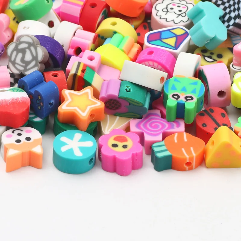 360 Pcs Fruit Flower Polymer Clay Bead Charms for Bracelets and Jewelry  Making
