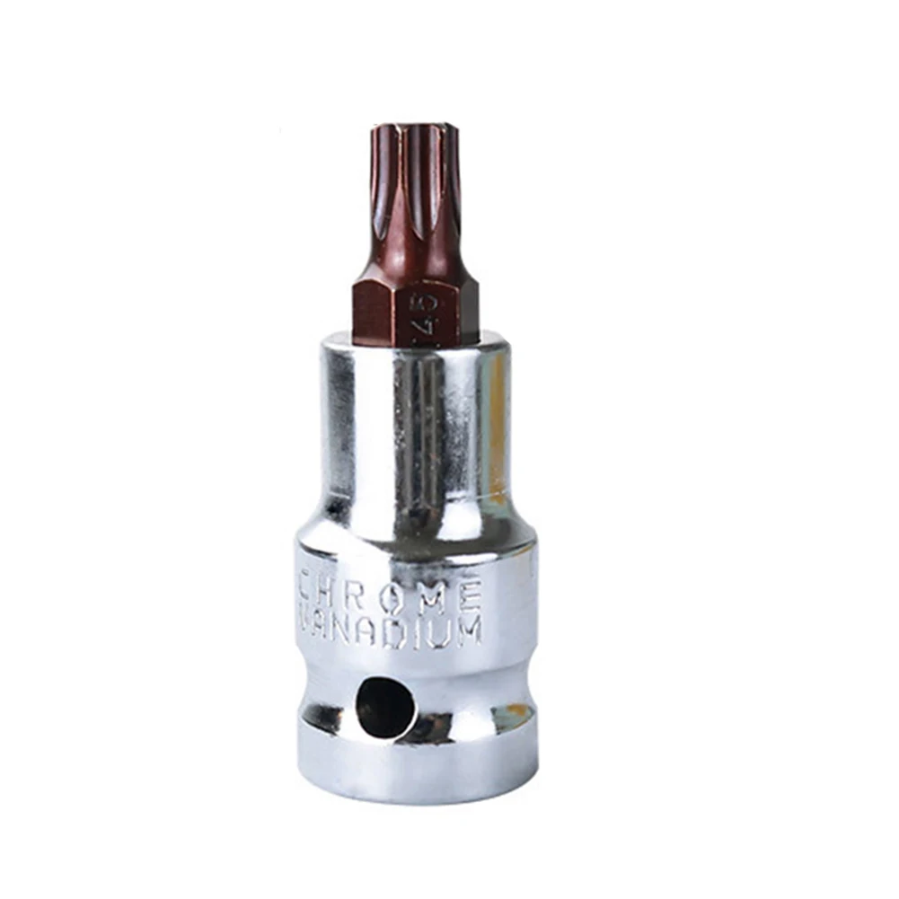 1pc T20-T70 Hex Kopf Schraubendreher Bit Torx Bit Steckdosen 1/2 zoll Steckschlüssel Schlitz Spitze Schraubendreher Bit Hand werkzeuge – Detail 19