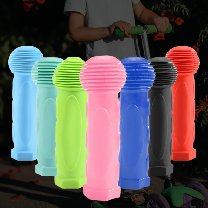Scooter Handle Grip Replacement Handlebars for 3/4 Wheel Child Kicks Scooter Bike Rocking Car Push Cart 2-Pack